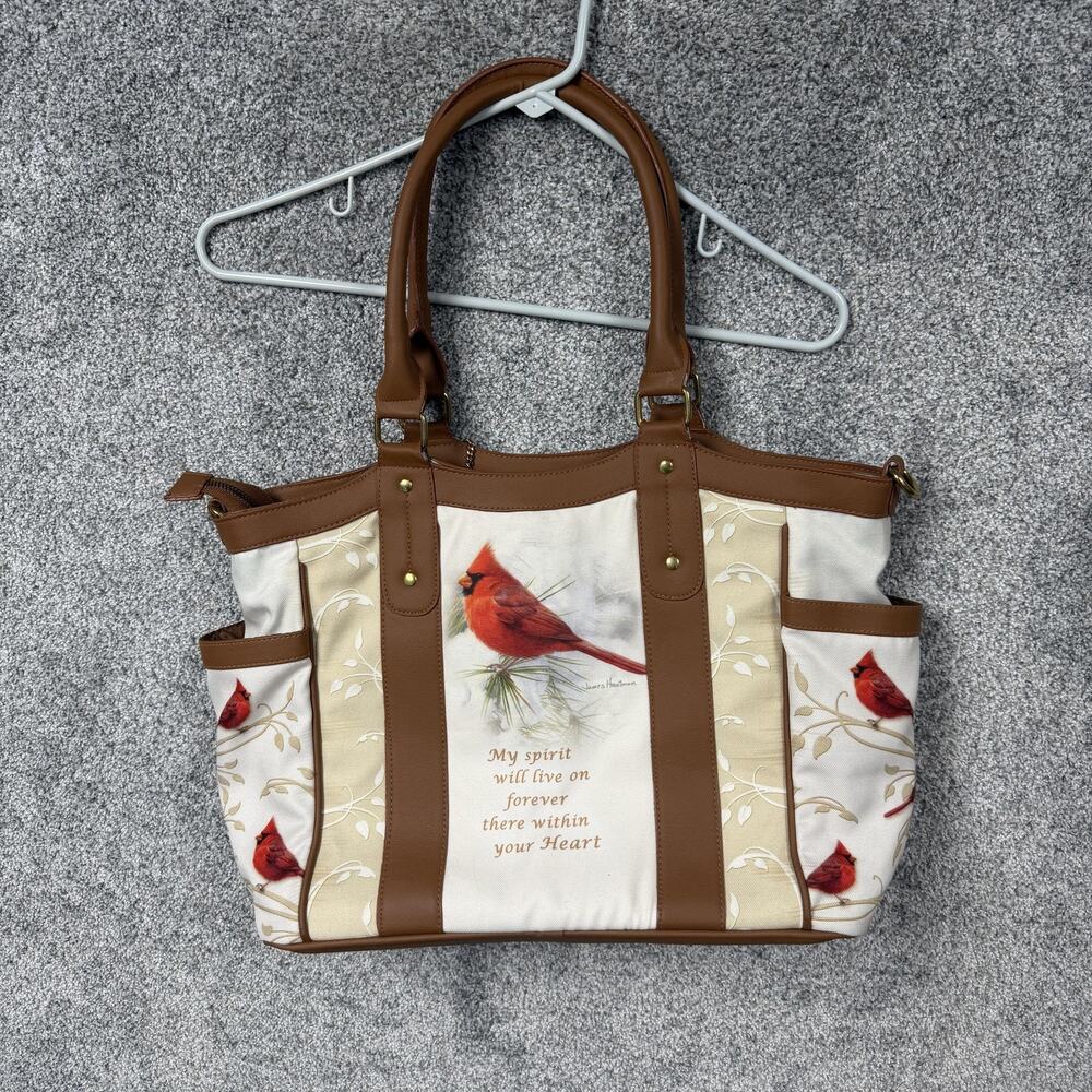 Bradford Exchange James Hautman Tote Bag 11x18 Cardinal Memorial Spirit Songbird